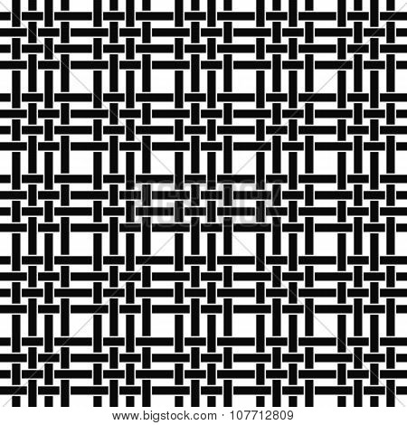 Seamless monochrome line pattern