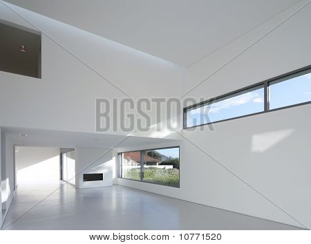 maison moderne, intérieure