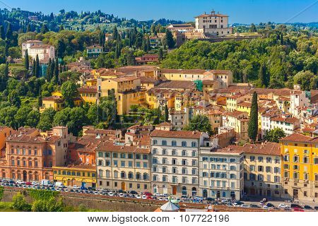 Oltrarno and Fort Belvedere in Florence, Italy