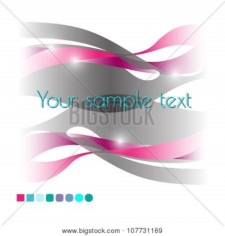 Vector  abstract  background with  place for your text. Line and colors style.