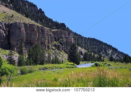 Bluff Overlooking River