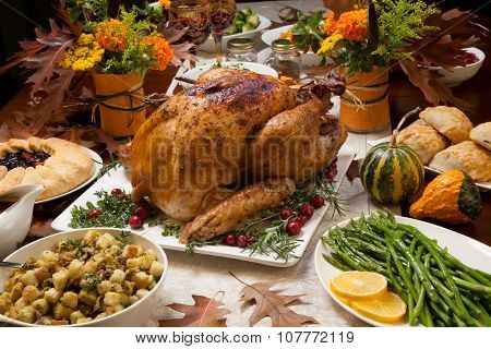 Rustic Thankgiving Dinner