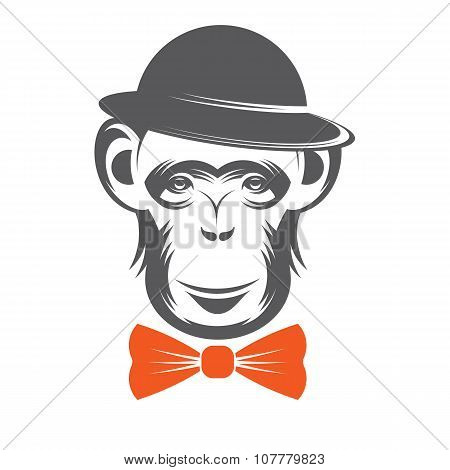 monkey gentleman in Hat