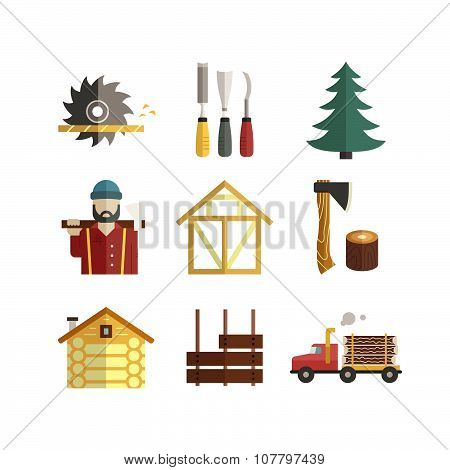 Timber Industry Icons