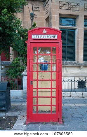 Red Telephone Box Mold English