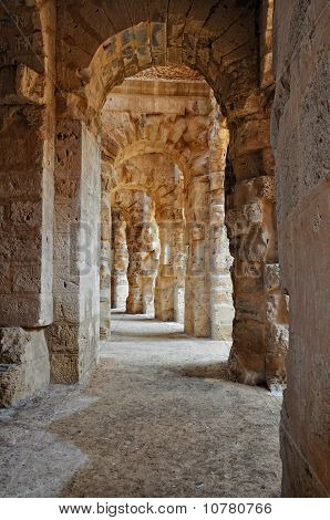 Passage In Ancient Roman Amphitheater