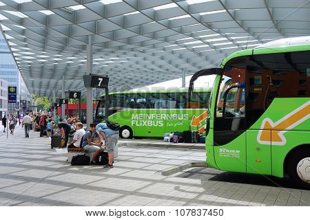 ZOB Hannover Is A Central Bus Station For Intercity Long Distance Travel