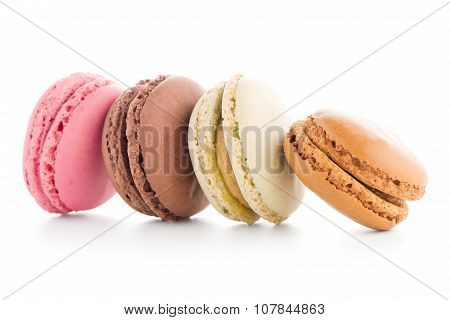 Colorful French Macarons