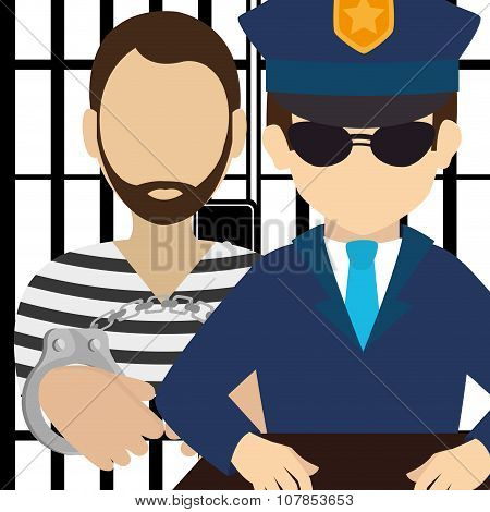 Law and legal justice graphic