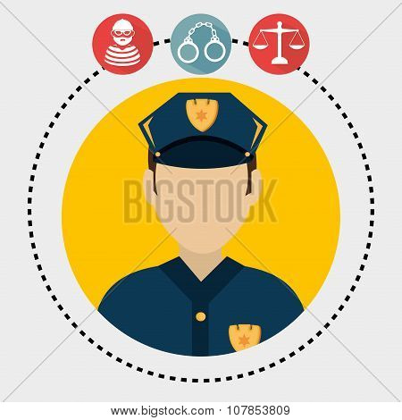 Law and legal justice graphic
