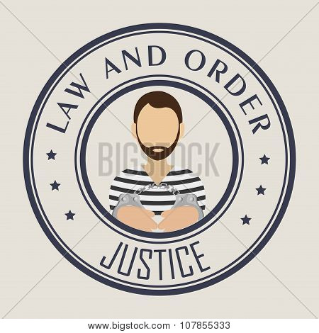 Law and legal justice graphic