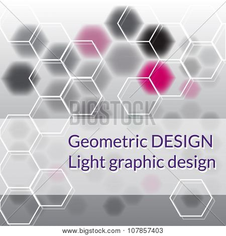 Vector  abstract  background with  place for your text. Light gr