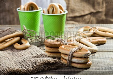 Cracknels In Bunches And Cups