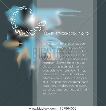 Abstract colorful  spotted background with drops. Vector.
