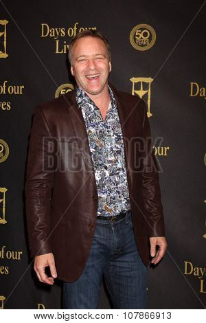 LOS ANGELES - NOV 7:  Roark Critchlow at the Days of Our Lives 50th Anniversary Party at the Hollywood Palladium on November 7, 2015 in Los Angeles, CA