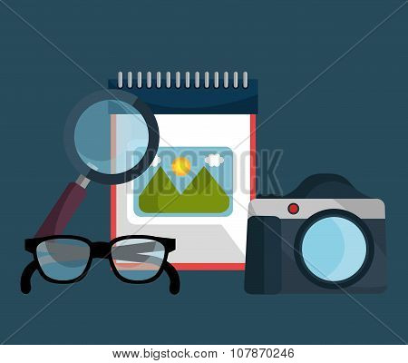 Graphic design art and profession theme
