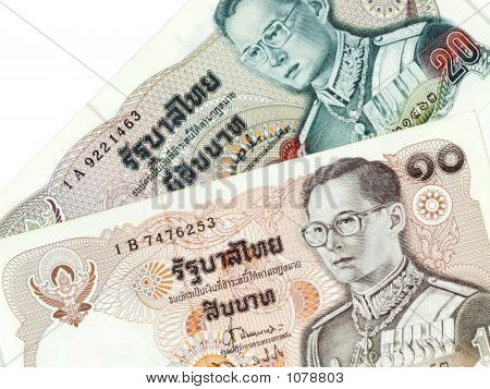 Pieniądze tajski - Tajlandia banknotów