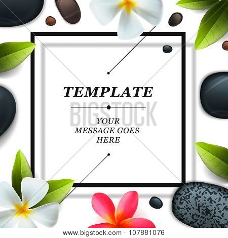 Health and beauty template, spa concept