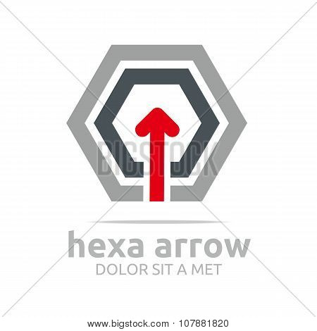 Logo Hexa Arrow