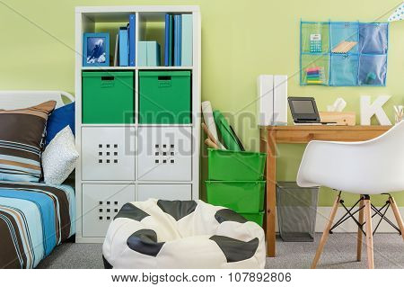 Room With Bean Bag Chair