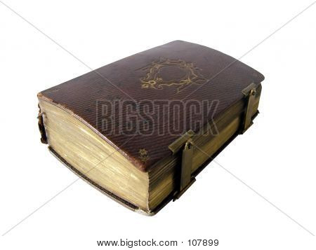 Antigo livro isolado