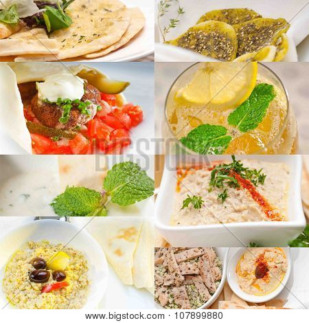 Middle East Food Collage