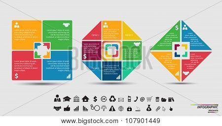 Vector Template for cycle diagram, graph, presentation and round chart