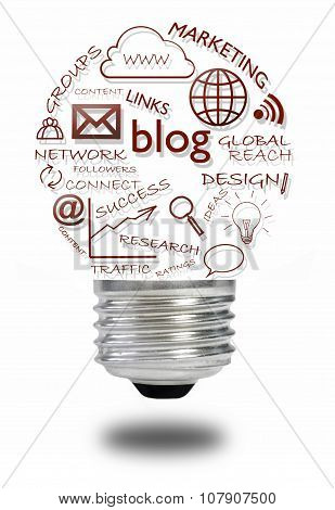 Blog Social Media Concept