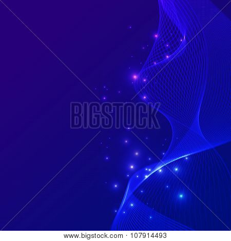 Abstract Background With Smoke And Flames