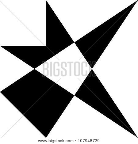 Abstract Sign Double Cross