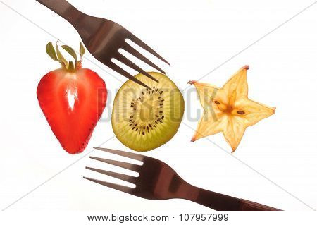 Sectioned fruit