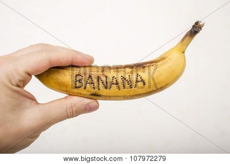 Banana On Light Background