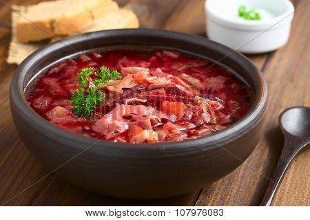Vegetarian Borscht Soup