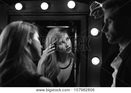Man Picking Up An Actress