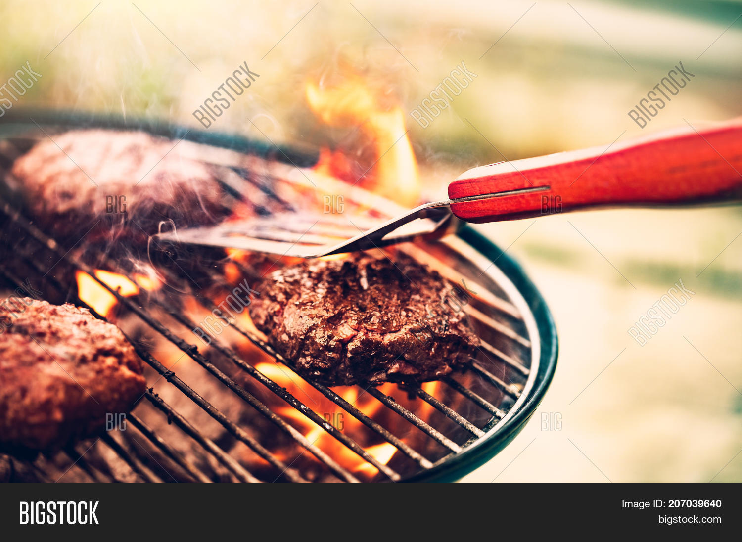 Tasty Meat On Grill Image & Photo (Free Trial) Bigstock