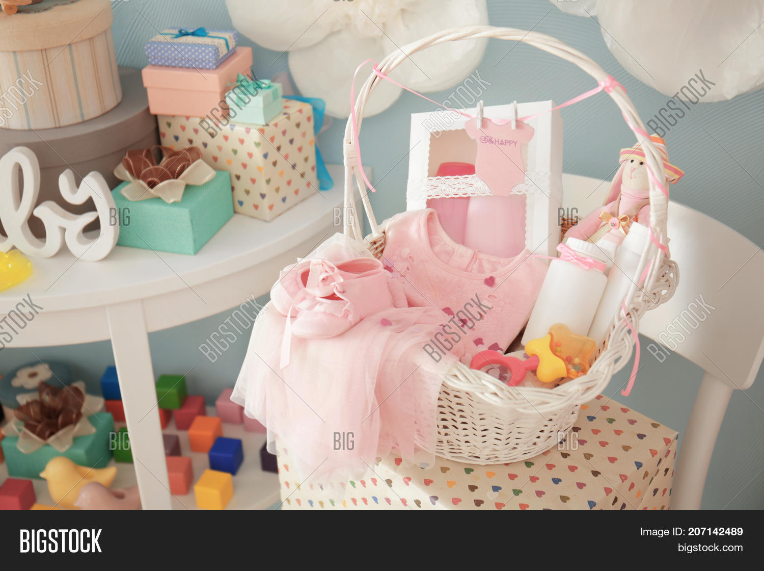 Wicker Basket Gifts Image & Photo (Free Trial) Bigstock