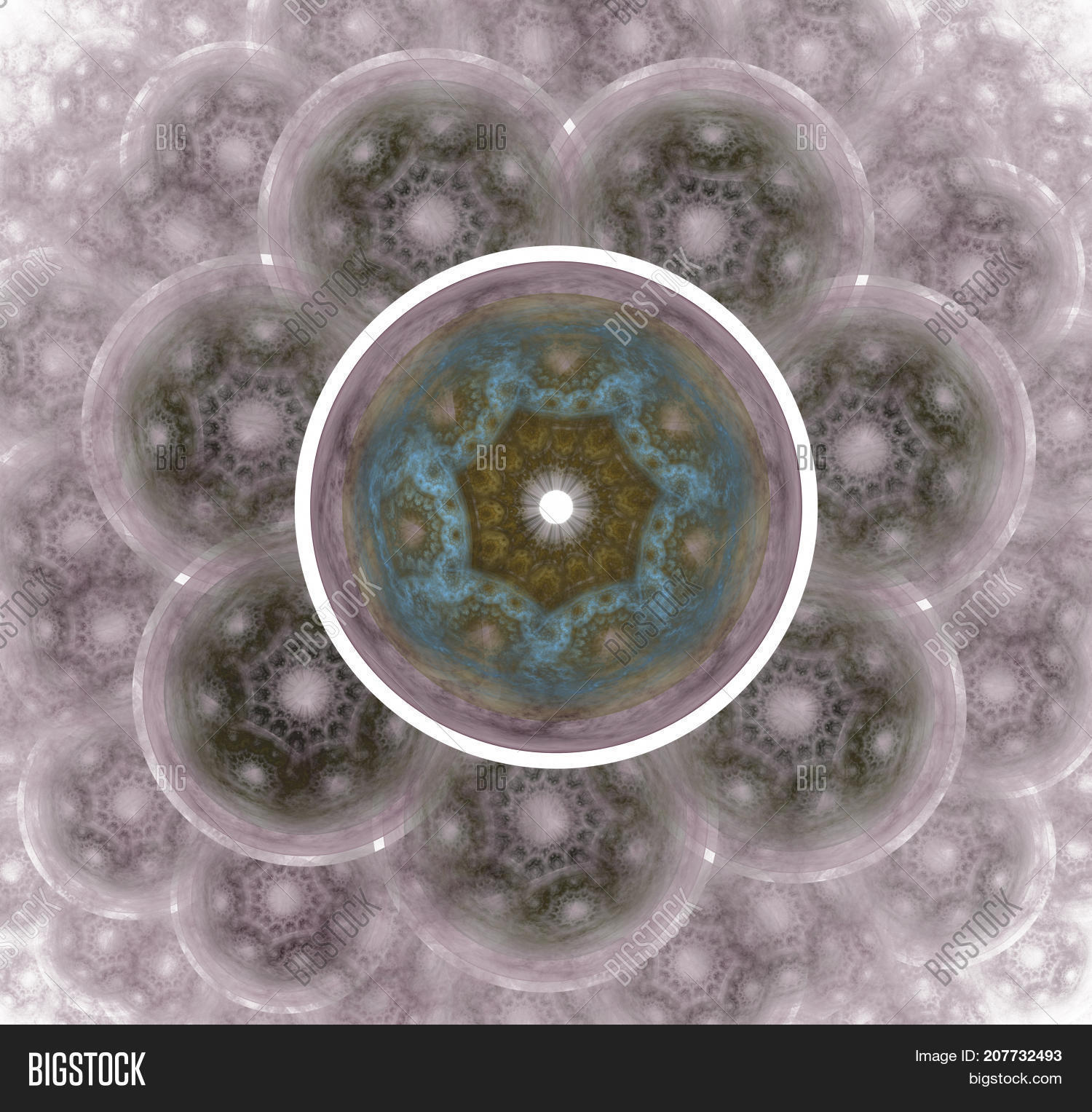 Nucleus Abstract Simple Atomic Nucleus. Image & Photo (Free Trial) | Bigstock