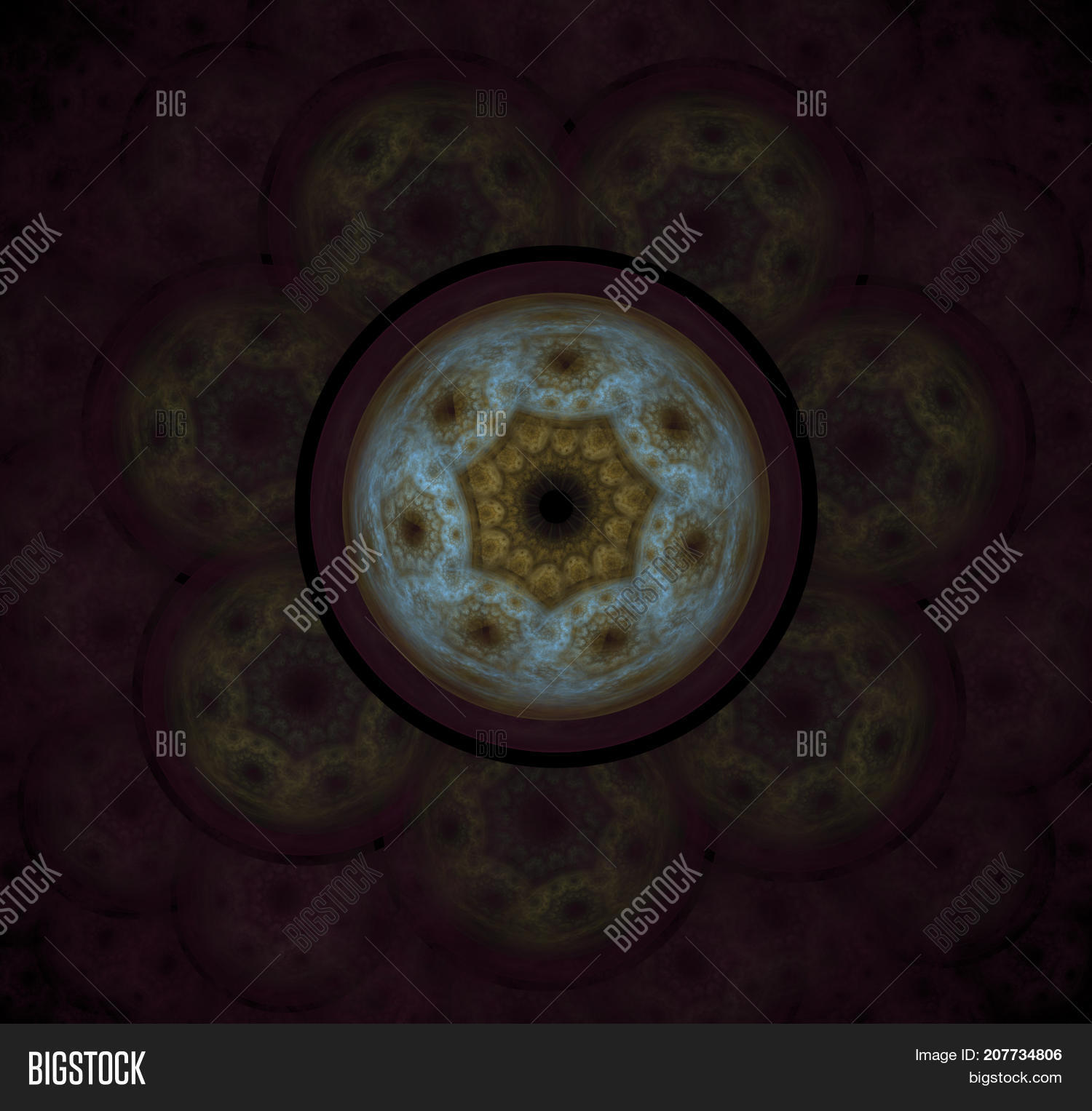 Nucleus Abstract Simple Atomic Nucleus. Image & Photo (Free Trial) | Bigstock
