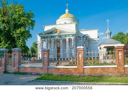 Bila Tserkva,Ukraine, June 05,2013:The main Orthodox cathedral city of Belaja Tserkof built in the 19th century the Polish magnates Branicki