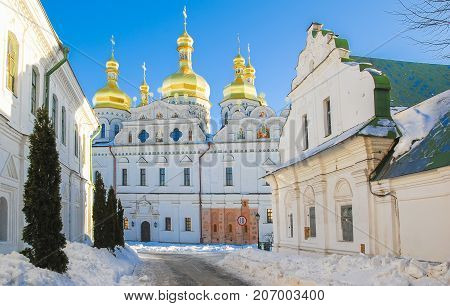 Uspensky (Uspenskiy) Cathedrall of the Kiev-Pechersk Lavra. Ukraine