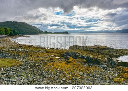 Dramatic Sunset On Loch Linnhe, Scotland