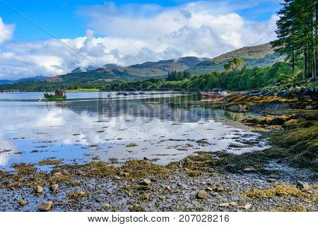 Loch Creran, A Saltwater Loch In Central Scotland