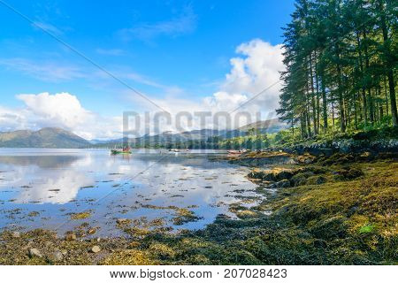 Loch Creran, A Saltwater Loch In Central Scotland