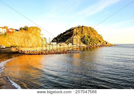 Town Of Getaria Basque Country Spain