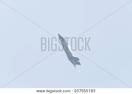 F-35 F-35A Lightning Iiperforming At The Huntington Beach Air Show.