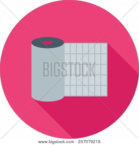 Buckram, design, color icon vector image. Can also be used for Sewing. Suitable for mobile apps, web apps and print media.