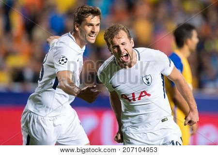 Champions League Game Between Apoel Vs Tottenham Hotspur