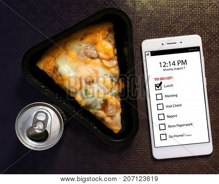 Convenient, Quick, Cheap Pizza for Lunch on a Busy Work Day