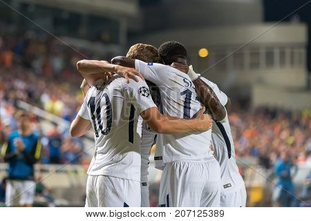 Champions League Game Between Apoel Vs Tottenham Hotspur
