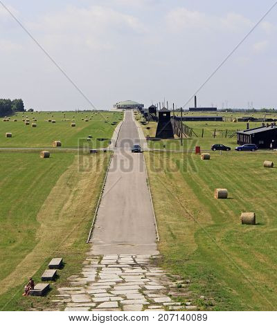 Majdanek Concentration Camp On The Outskirts Of Lublin